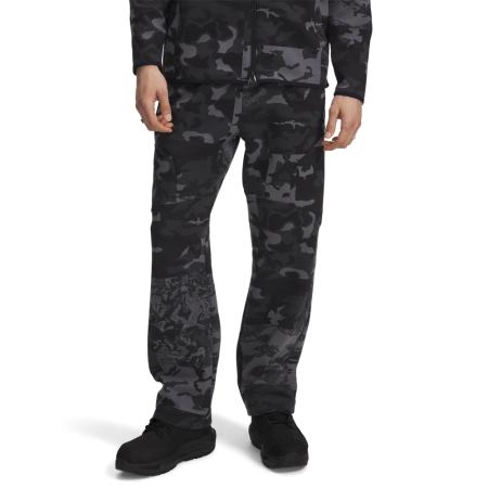 Herenbroek Under Armour Unstoppable Fleece Camo Zwart / Zwart M