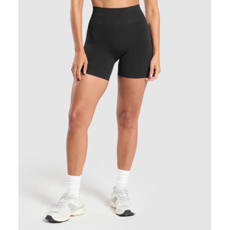 Gymshark Luxe Seamless Shorts Coal Marl