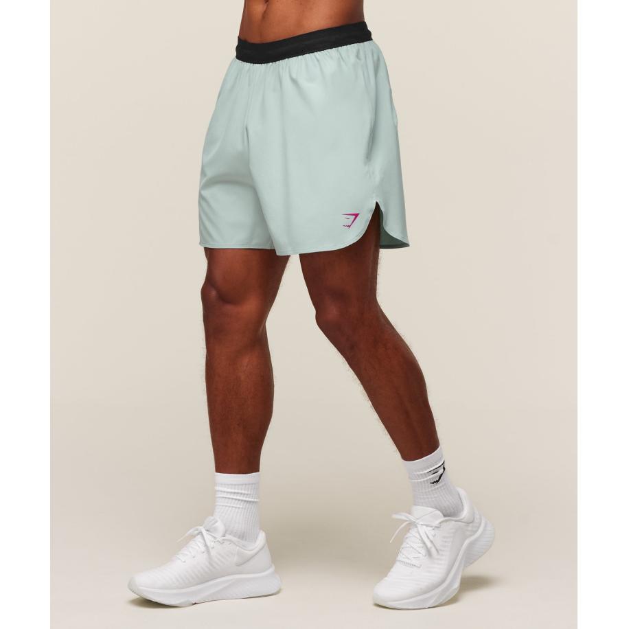 Gymshark Fit Repeat 6 Shorts Morning Blue Blauw