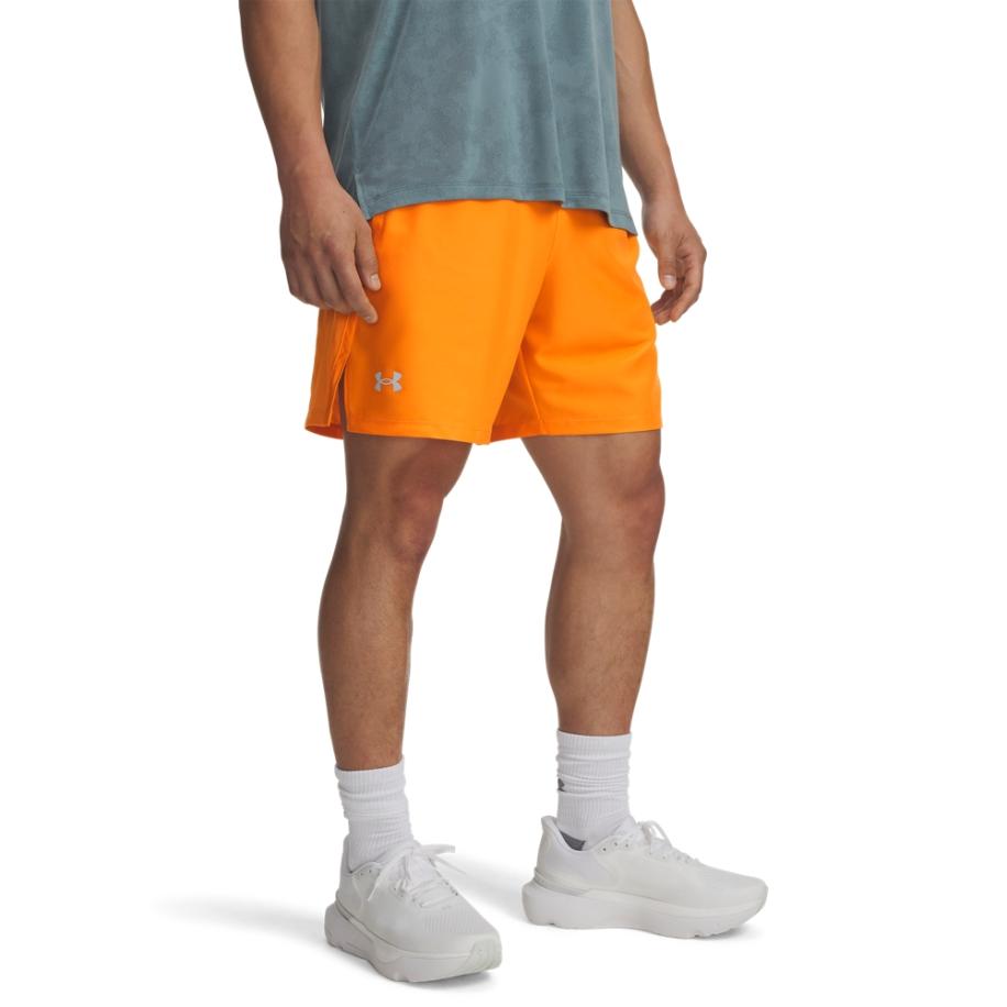 Under Armour Launch Herenshorts 18 cm SqUnder Armourd Oranje / SqUnder Armourd Oranje / Reflecterend XXL Oranje