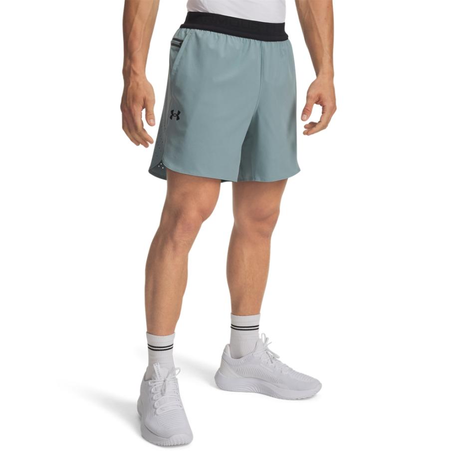 Under Armour Vanish Elite Herenshorts 15 cm Serpentine / Zwart S Groen