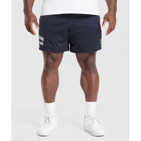 Gymshark Lifting Mesh 7 Shorts Heavy Blue