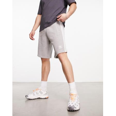 adidas - Originals - Shorts met drie strepen-Grijs