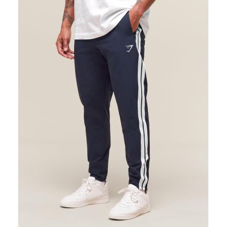 Gymshark Retro Side Stripe Joggers Heavy Blue