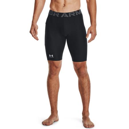 Herenshorts HeatGear® Pocket Long Zwart / Wit XXL