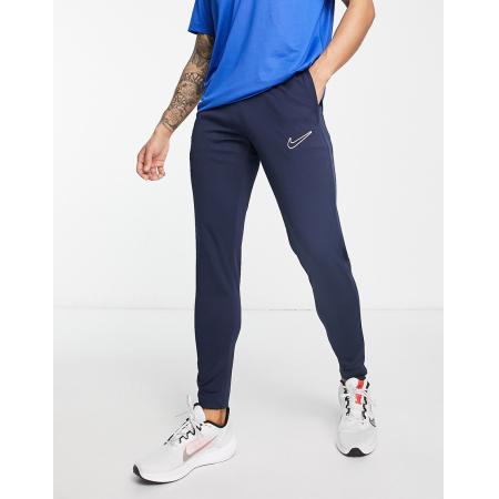 Nike Football - Academy - Dri-FIT - Joggingbroek met inzetstukken in marineblauw