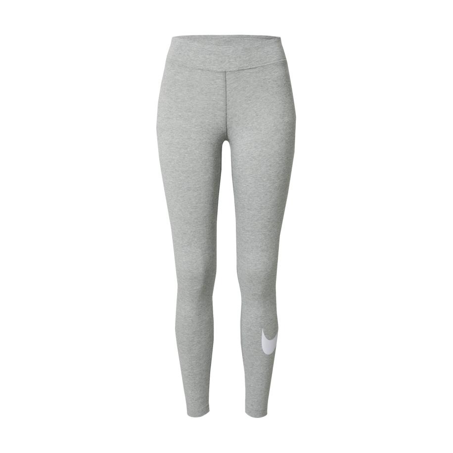 Nike NIKE Sportbroek Essential grijs gemêleerd / wit -