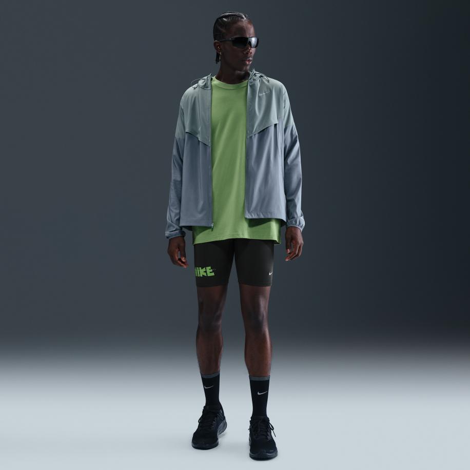 Nike Fast Dri-FIT halflange hardlooptights voor heren - Groen Groen