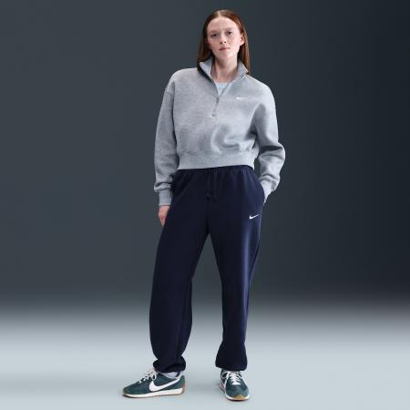 Nike Phoenix Fleece Oversized joggingbroek met hoge taille voor dames - Blauw