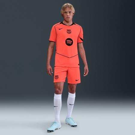 FC Barcelona 2025/26 Stadium Derde Nike Total 90 replicavoetbalshorts met Dri-FIT voor heren - Oranje