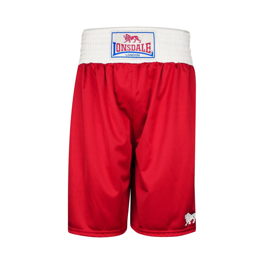 LONSDALE Sportbroek blauw / rood / wit Rood