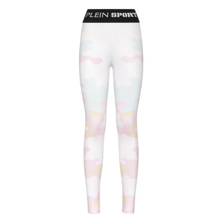 Plein Sport Plein Sport Sportbroek lichtblauw / rosé / zwart / wit