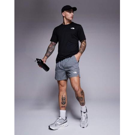 The North Face - 24/7 - Short van 5 met logo in grijs