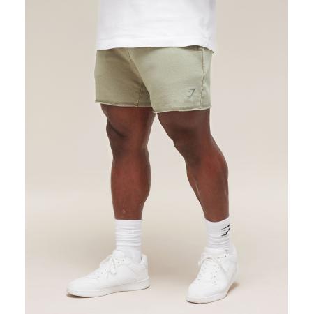 Gymshark Heritage 5 Shorts Stone Grey