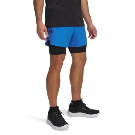 Herenshorts Under Armour Vanish Elite 2-in-1 Blauw Atlantis / Zwart XXL