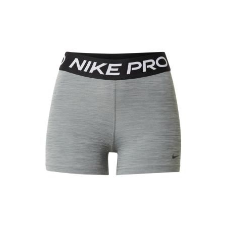 Nike NIKE Sportbroek Pro grijs gemêleerd / zwart / wit