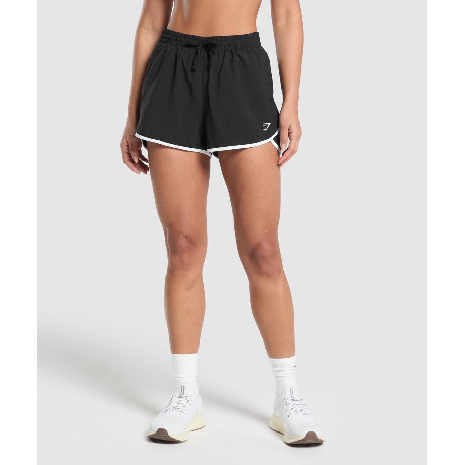 Gymshark Training Contrast Loose Shorts 2.5 Black Zwart