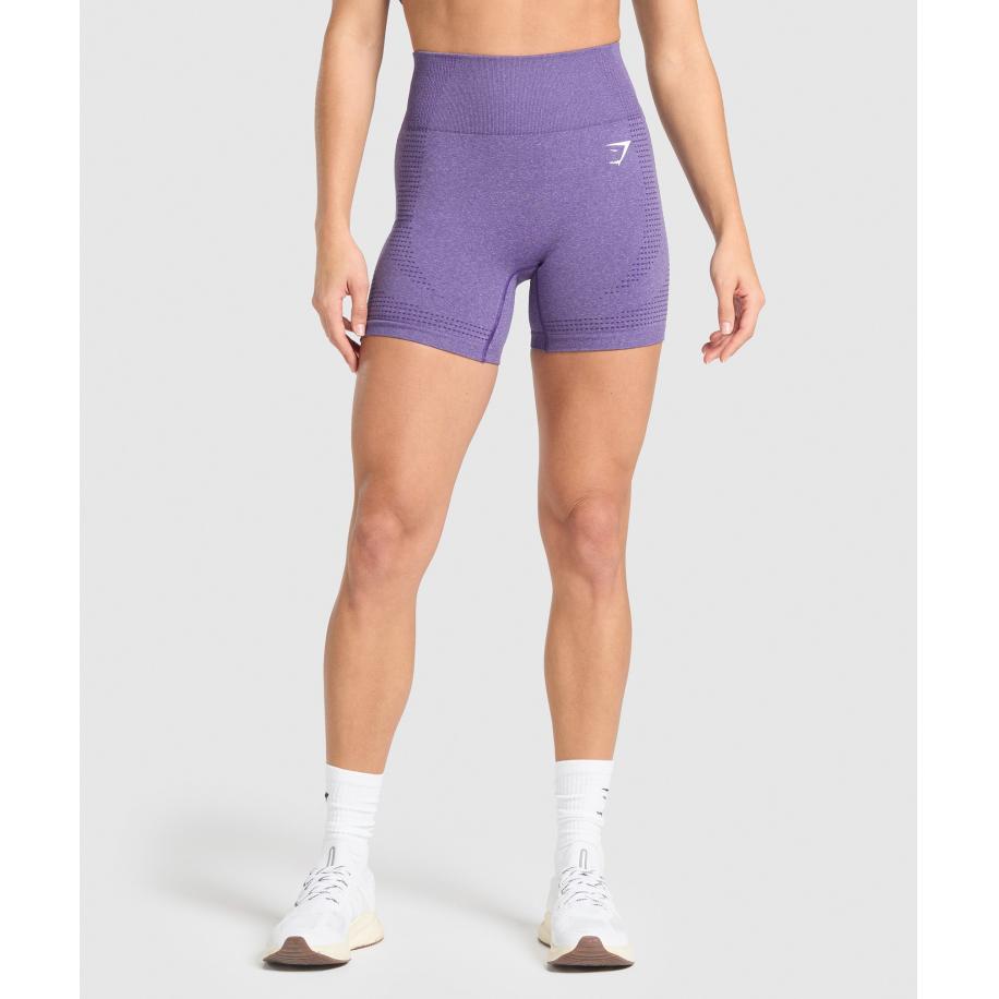 Gymshark Vital Shorts Functional Purple Marl Paars