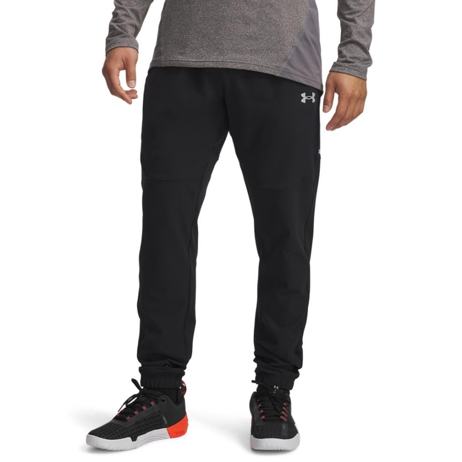 Under Armour Utility Woven Winterized lange broek voor heren Zwart / Wit XS Zwart