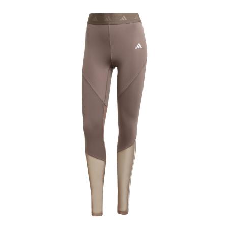 adidas Performance ADIDAS PERFORMANCE Sportbroek Hyperglam chocoladebruin / wit