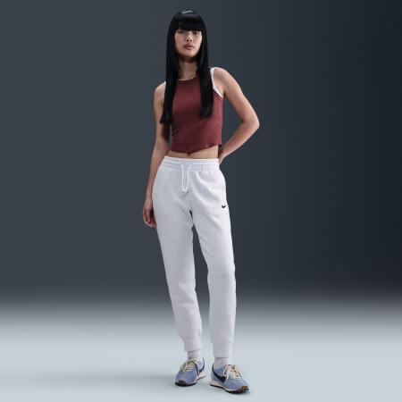 Nike Sportswear Phoenix Fleece joggingbroek met halfhoge taille voor dames - Bruin