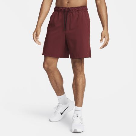 Nike Unlimited multifunctionele niet-gevoerde herenshorts met Dri-FIT (18 cm) - Rood