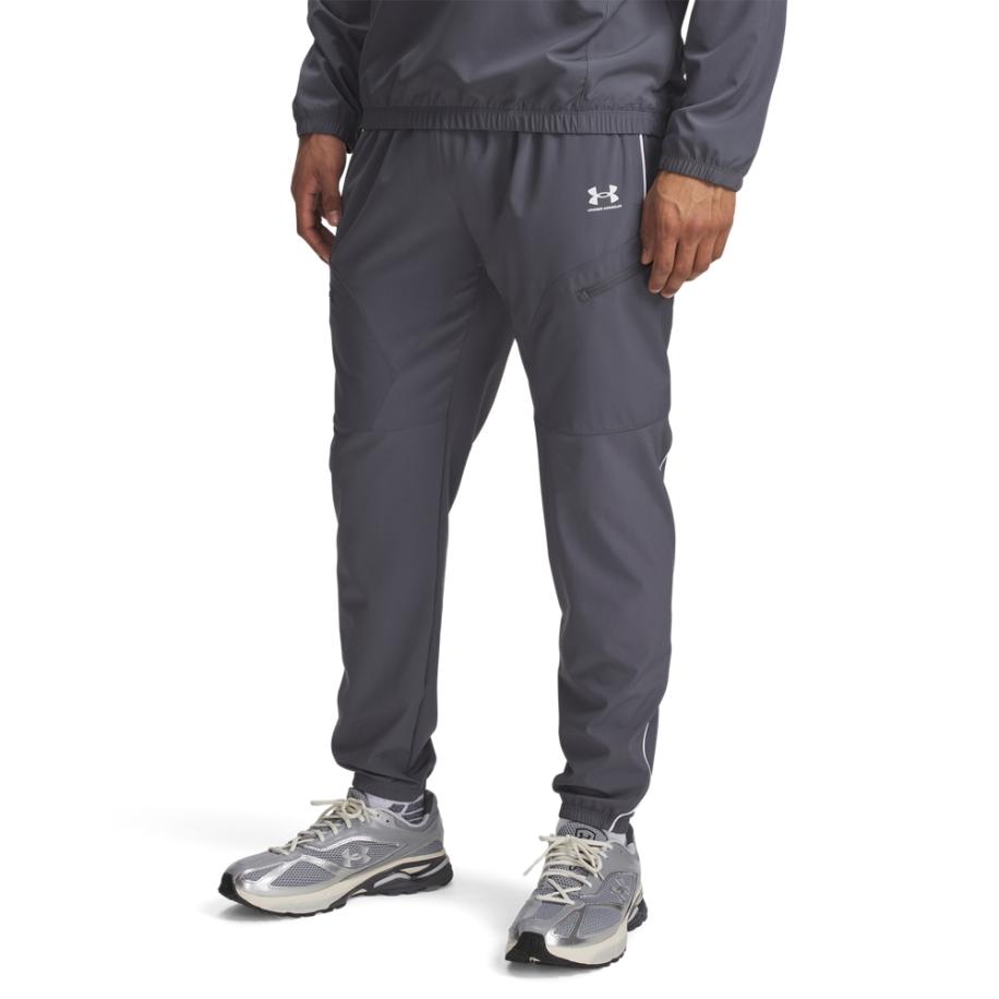 Warming-uptrainingsbroek voor heren Under Armour Challenger Castlerock / Wit XL Grijs