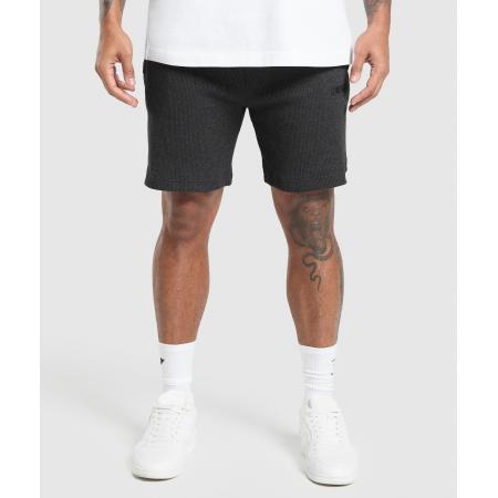 Gymshark Waffle Shorts Black