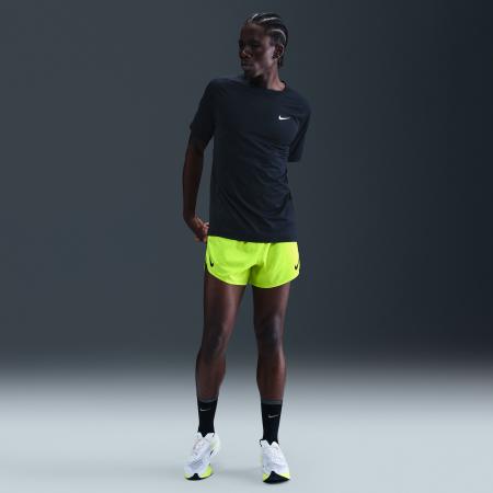 Nike AeroSwift Dri-FIT ADV hardloopshorts met binnenbroek voor heren (10 cm) - Geel