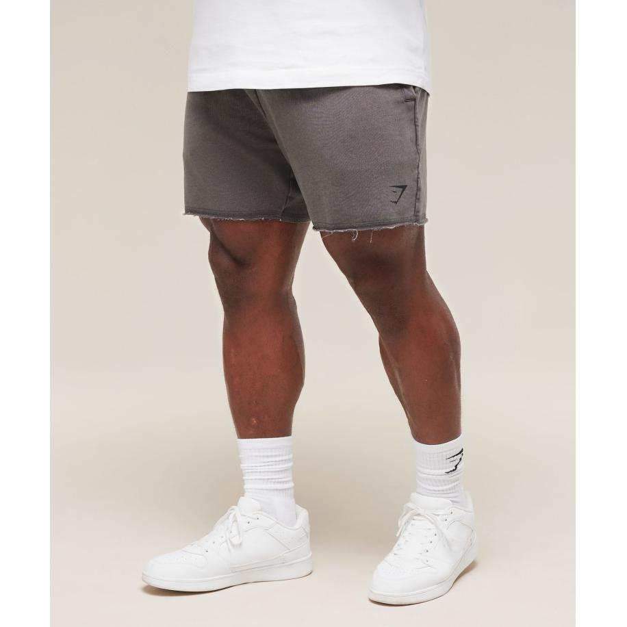 Gymshark Heritage 5 Shorts Onyx Grey Grijs