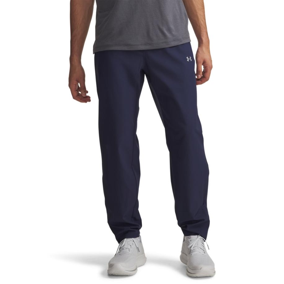 Under Armour Velociti Pro Storm lange broek voor heren Washed Marineblauw / Blauw Atlantis / Reflecterend M Blauw