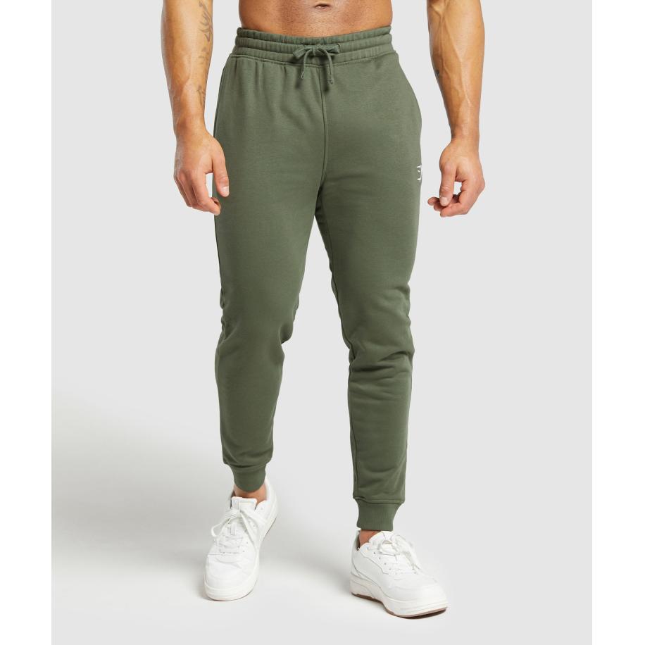 Gymshark Crest Joggers Core Olive Multicolor