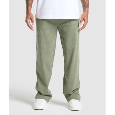 Gymshark Heavyweight Ribbed Joggers Unit Green