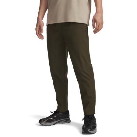 Herenbroek Under Armour Unstoppable Textured Woven Men's Tapered Expedition Groente / Zwart XL