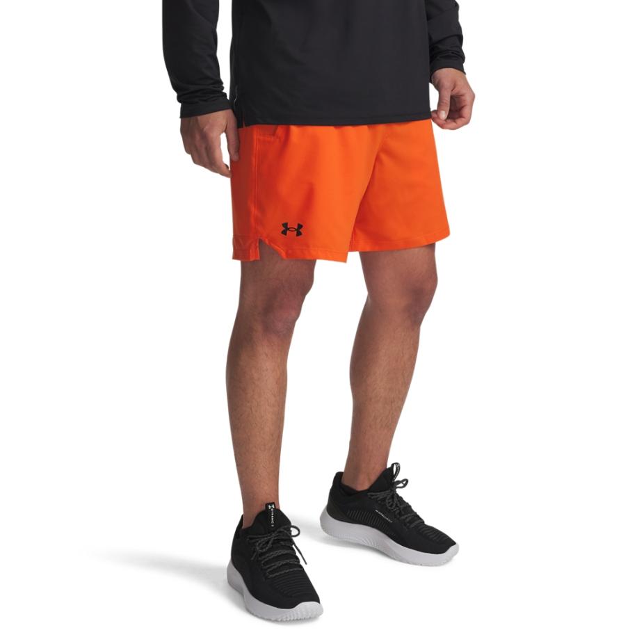 Under Armour Vanish Woven Herenshorts 15 cm Oranje Base / Zwart M Oranje