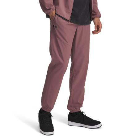 Under Armour Vibe Men's Woven joggingbroek voor heren Maroon Mist / Zwart S