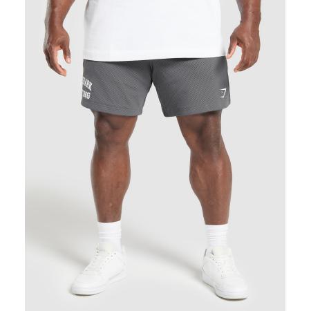 Gymshark Lifting Mesh 7 Shorts Pitch Grey