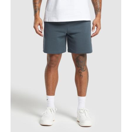 Gymshark Rest Day Essentials 7 Shorts Titanium Blue