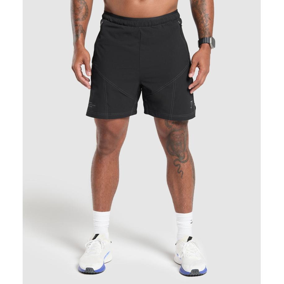 Gymshark Tactical 6 Short Black Zwart