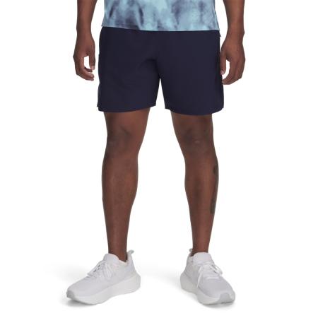 Under Armour Launch Elite 2-in-1 herenshorts 18 cm Midnight Marineblauw / Stream / Reflecterend XL