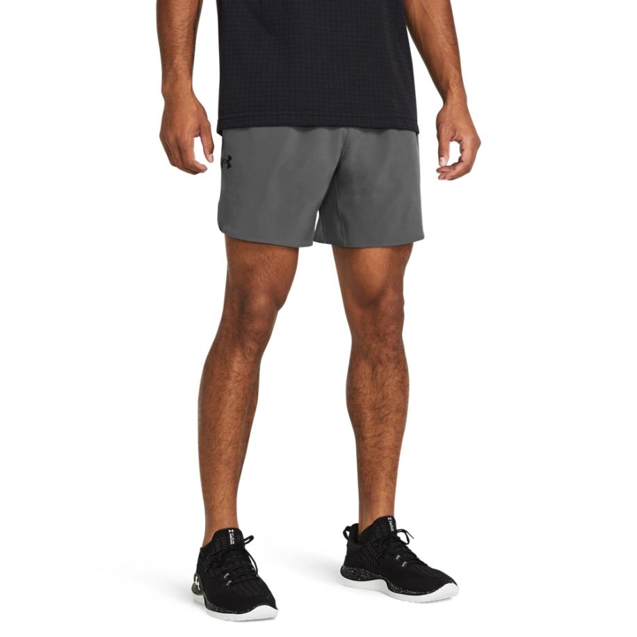 Under Armour Vanish Elite Herenshorts 15 cm Castlerock / Zwart S Grijs