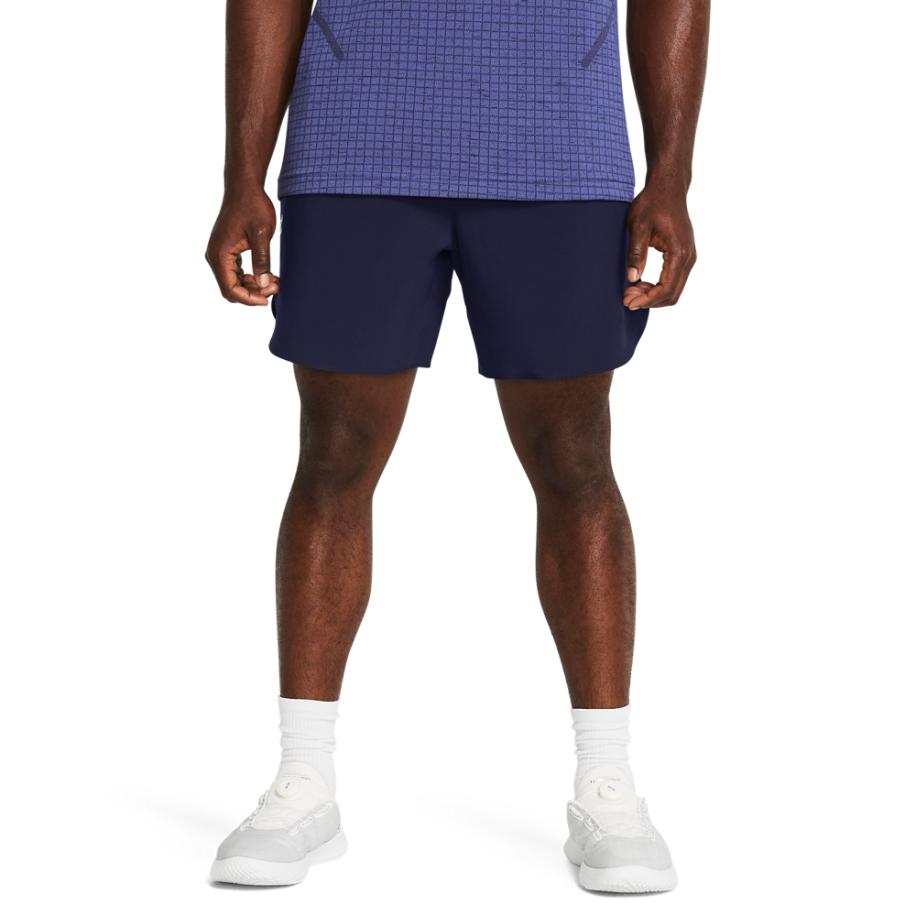 Under Armour Vanish Elite Herenshorts 15 cm Midnight Marineblauw / Castlerock XL Blauw