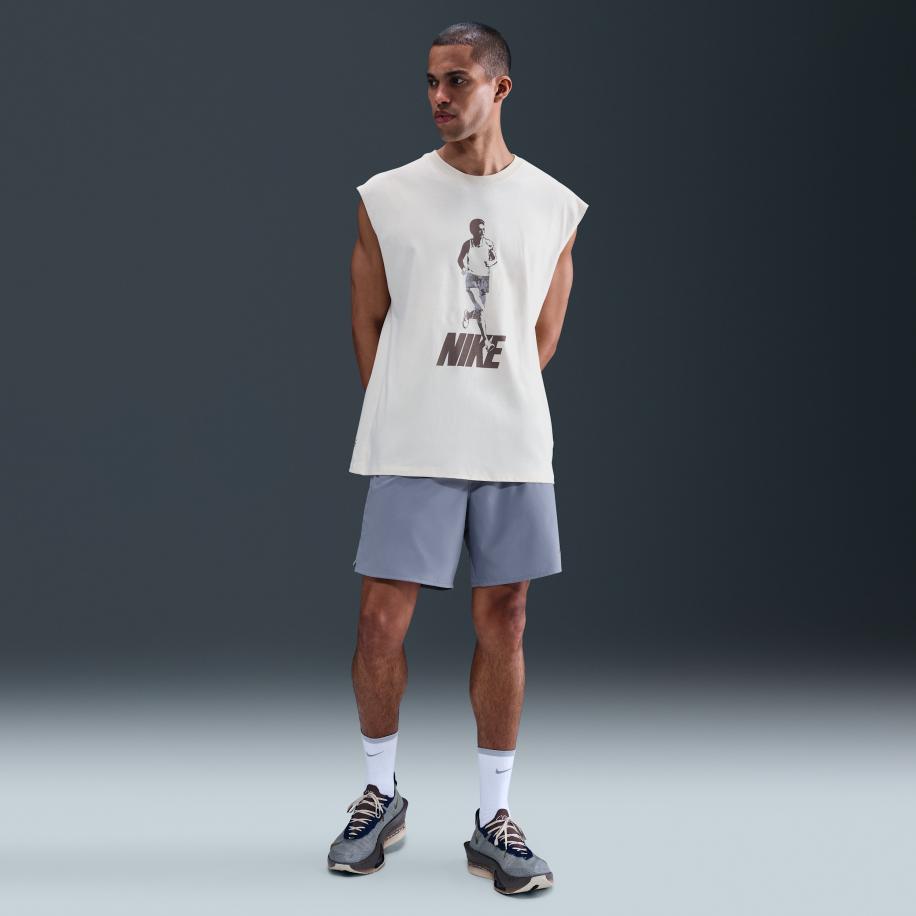 Nike Challenger Dri-FIT 2-in-1 hardloopshorts voor heren (18 cm) - Blauw Blauw