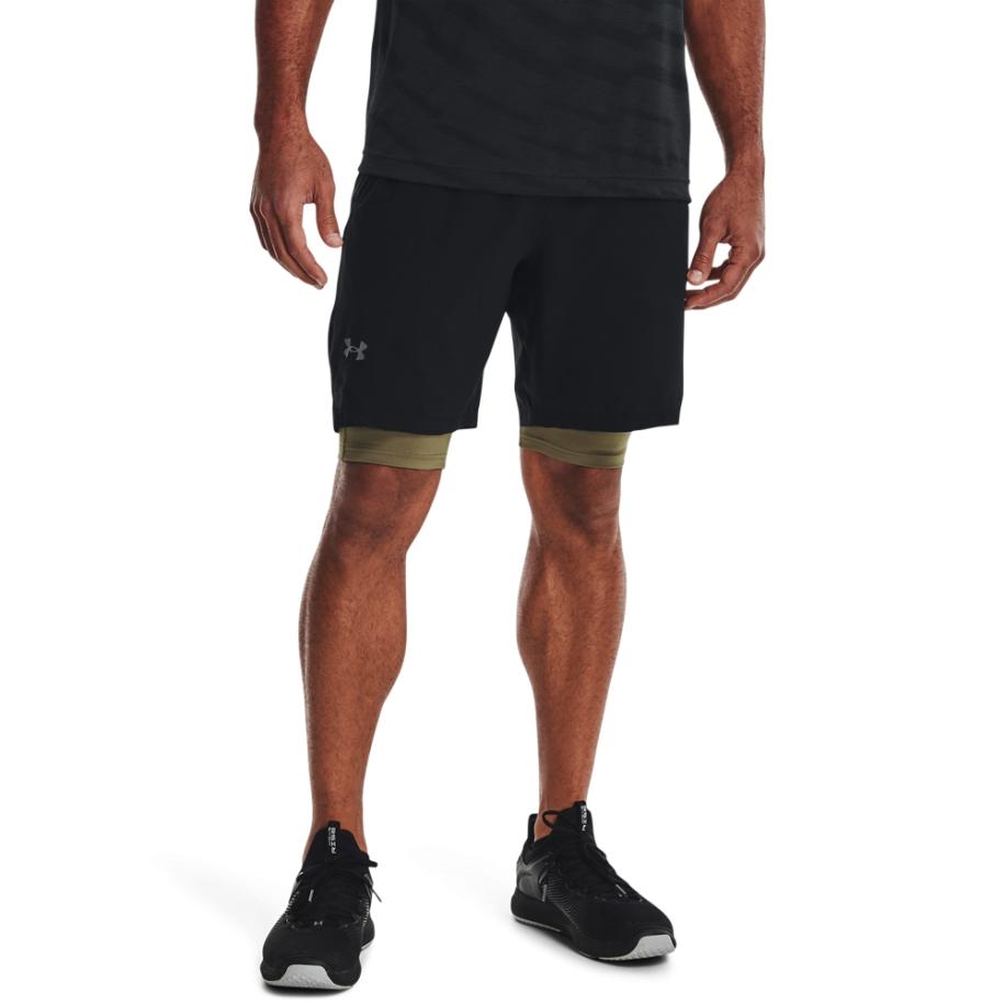Under Armour Vanish Woven Herenshorts 20 cm Zwart / Pitch Grijs L Zwart