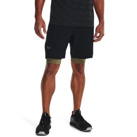 Under Armour Vanish Woven Herenshorts 20 cm Zwart / Pitch Grijs L