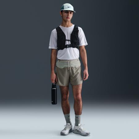 Nike Trail Second Sunrise Dri-FIT ADV hardloopshorts met binnenbroek voor heren (13 cm) - Groen