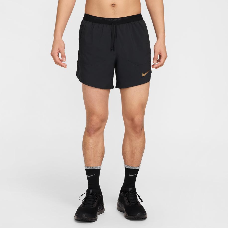 Nike x Jakob Dri-FIT hardloopshorts met binnenbroek voor heren (13 cm) - Zwart Zwart