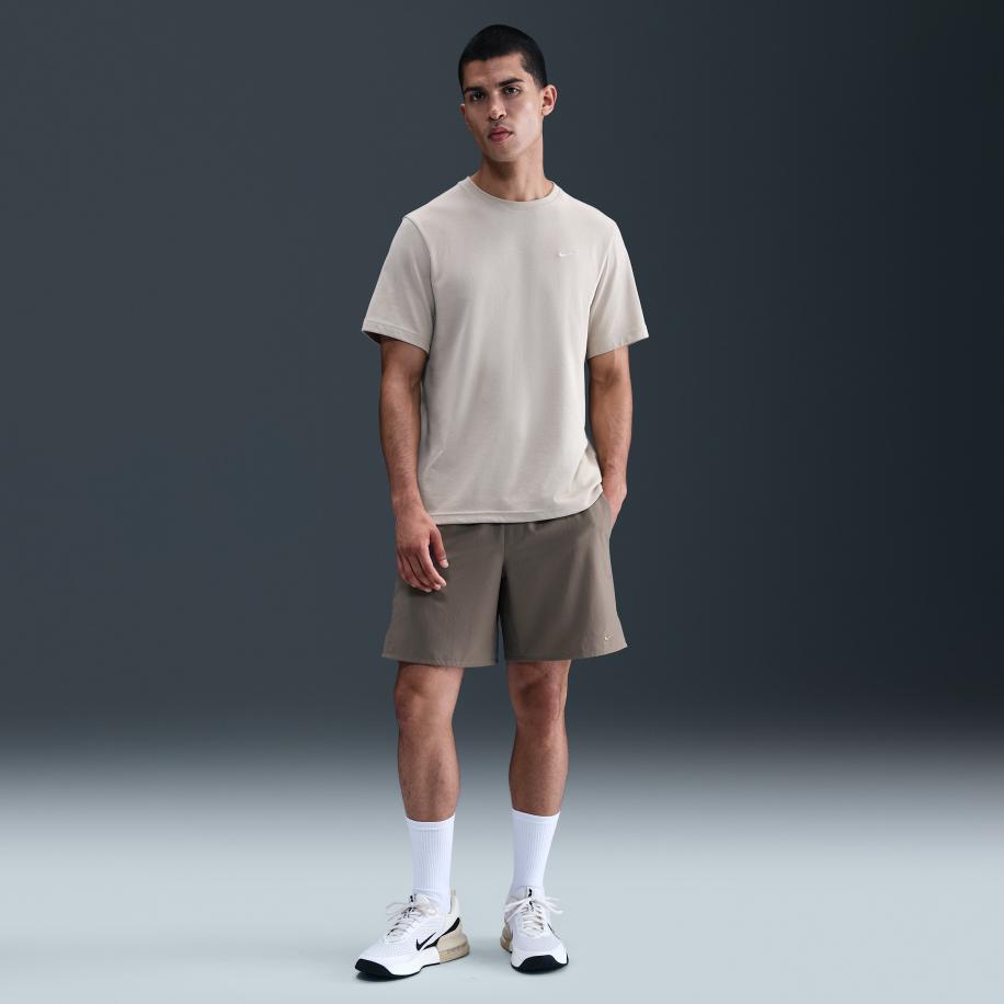 Nike Unlimited multifunctionele niet-gevoerde herenshorts met Dri-FIT (18 cm) - Grijs Grijs