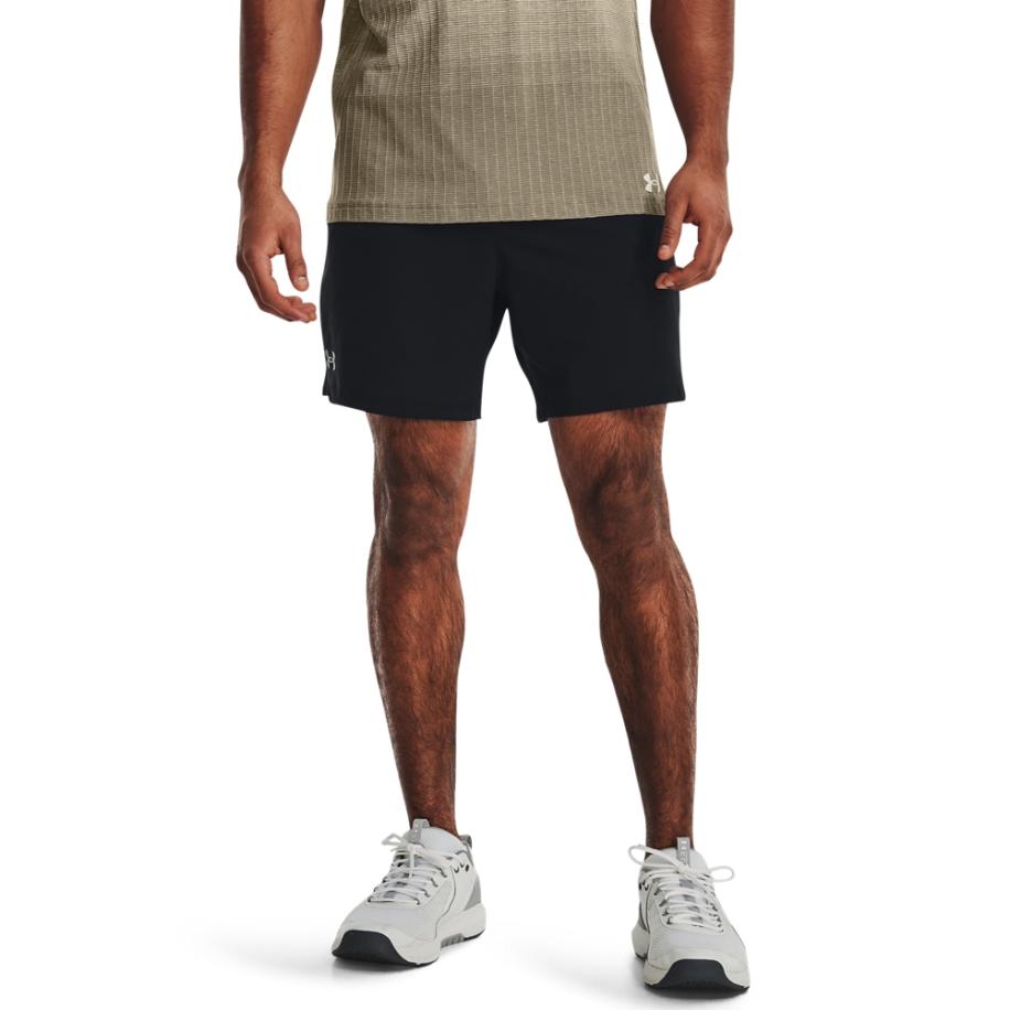 Under Armour Vanish Woven Herenshorts 15 cm Zwart / Pitch Grijs XS Zwart