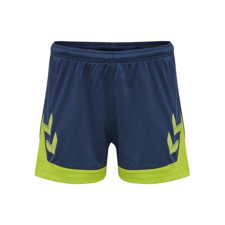 Hummel Hummel Sportbroek Lead donkerblauw / limoen